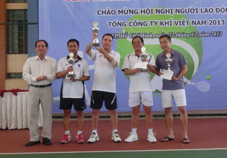 PVE vô địch (hạng A) tại giải Tennis Friendship 2013 khu vực phía Nam do PV Gas tổ chức