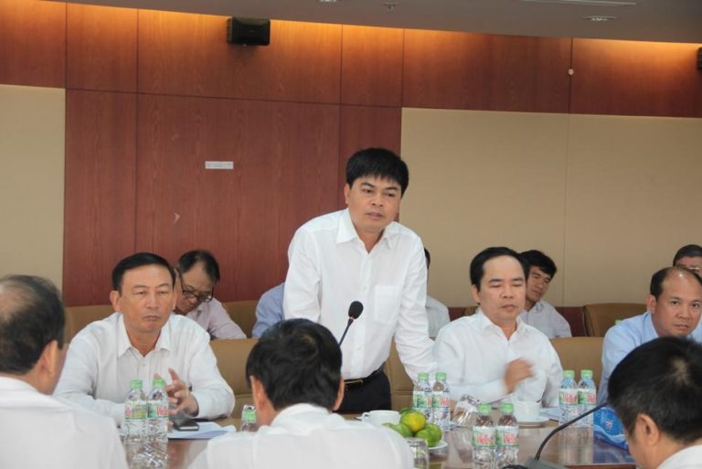 Lãnh đạo Petrovietnam làm việc tại PVE